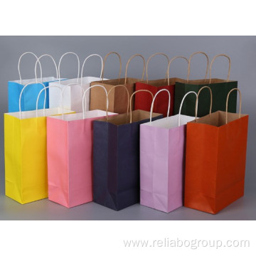 Full color Recyclable Kraft Paper Bags For Packaging